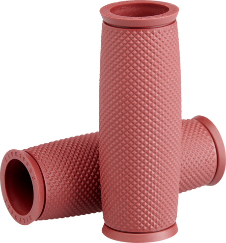 BILTWELL Replacement Alumicore Grip Sleeves - 1" - Recoil - Oxblood 6707-0301