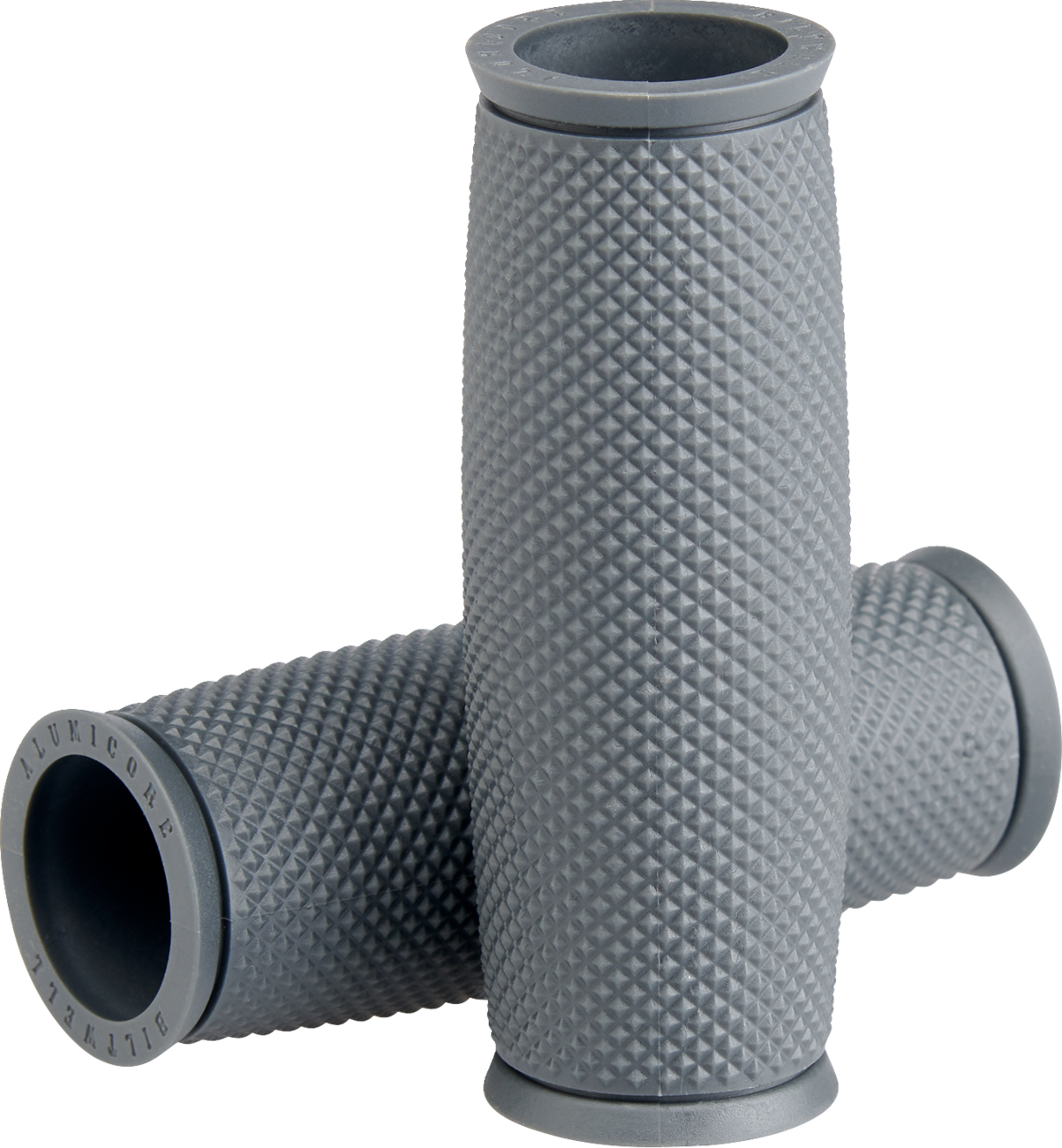 BILTWELL Replacement Alumicore Grip Sleeves - 1" - Recoil - Gray 6707-0501