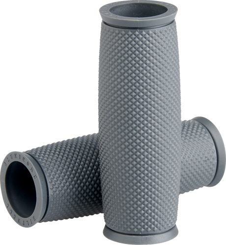 BILTWELL Replacement Alumicore Grip Sleeves - 1" - Recoil - Gray 6707-0501