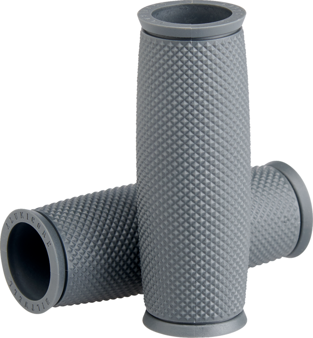 BILTWELL Replacement Alumicore Grip Sleeves - 1" - Recoil - Gray 6707-0501