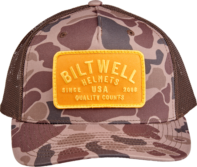 BILTWELL Bark Hat - Camo Brown 8002-2041-00