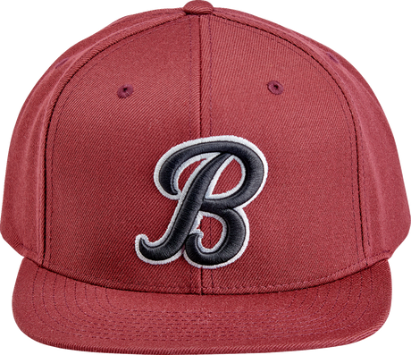 BILTWELL Script B Hat - Maroon 8002-4040-00