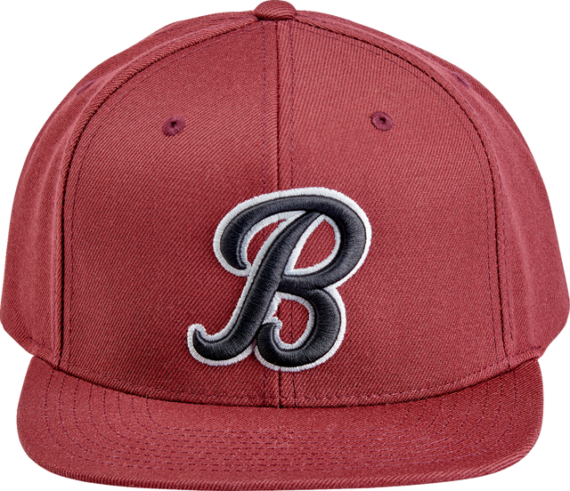 BILTWELL Script B Hat - Maroon 8002-4040-00