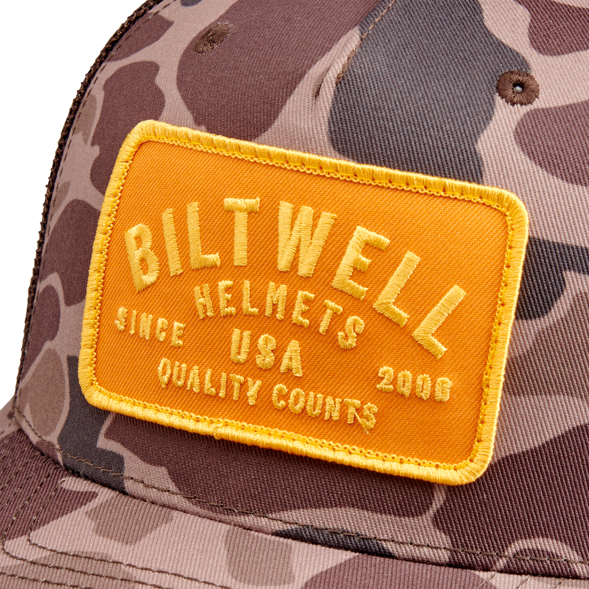 BILTWELL Bark Hat - Camo Brown 8002-2041-00
