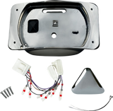 CUSTOM DYNAMICS Taillight Eliminator/License Plate Mount - Chrome CD-ELIM-TL-C