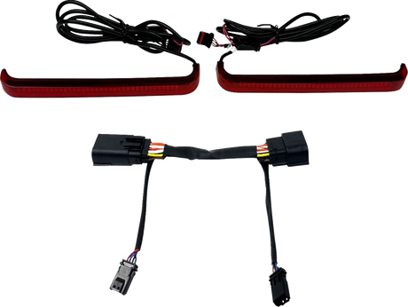 CUSTOM DYNAMICS LED Saddlebag Light - Low-Profile - Red CD-LP-23-R