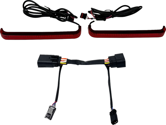 CUSTOM DYNAMICS LED Saddlebag Light - Low-Profile - Red CD-LP-23-R