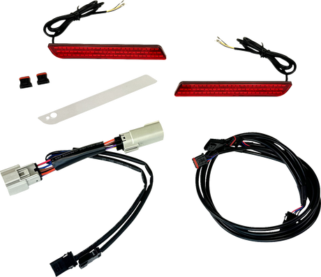 CUSTOM DYNAMICS LED Reflector Light - Fender - Red CD-TKE-REF-14-R