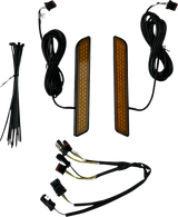 CUSTOM DYNAMICS LED Fork Reflector - Amber CD-FORK-LRST-AB