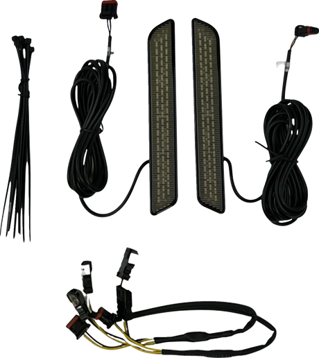CUSTOM DYNAMICS LED Fork Reflector - Smoke CD-FORK-LRST-SB