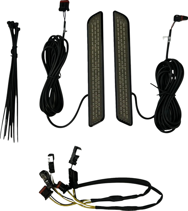 CUSTOM DYNAMICS LED Fork Reflector - Smoke CD-FORK-LRST-SB