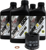 KLOTZ OIL Oil Change Kit - Kawasaki - 10W/40 KU-109