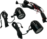 CUSTOM DYNAMICS LED Fog Light - Halo - Black PB-FOG-23-B