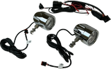CUSTOM DYNAMICS LED Fog Light - Halo - Chrome PB-FOG-23-C