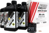 KLOTZ OIL Oil Change Kit - Kawasaki - 10W/40 KU-109