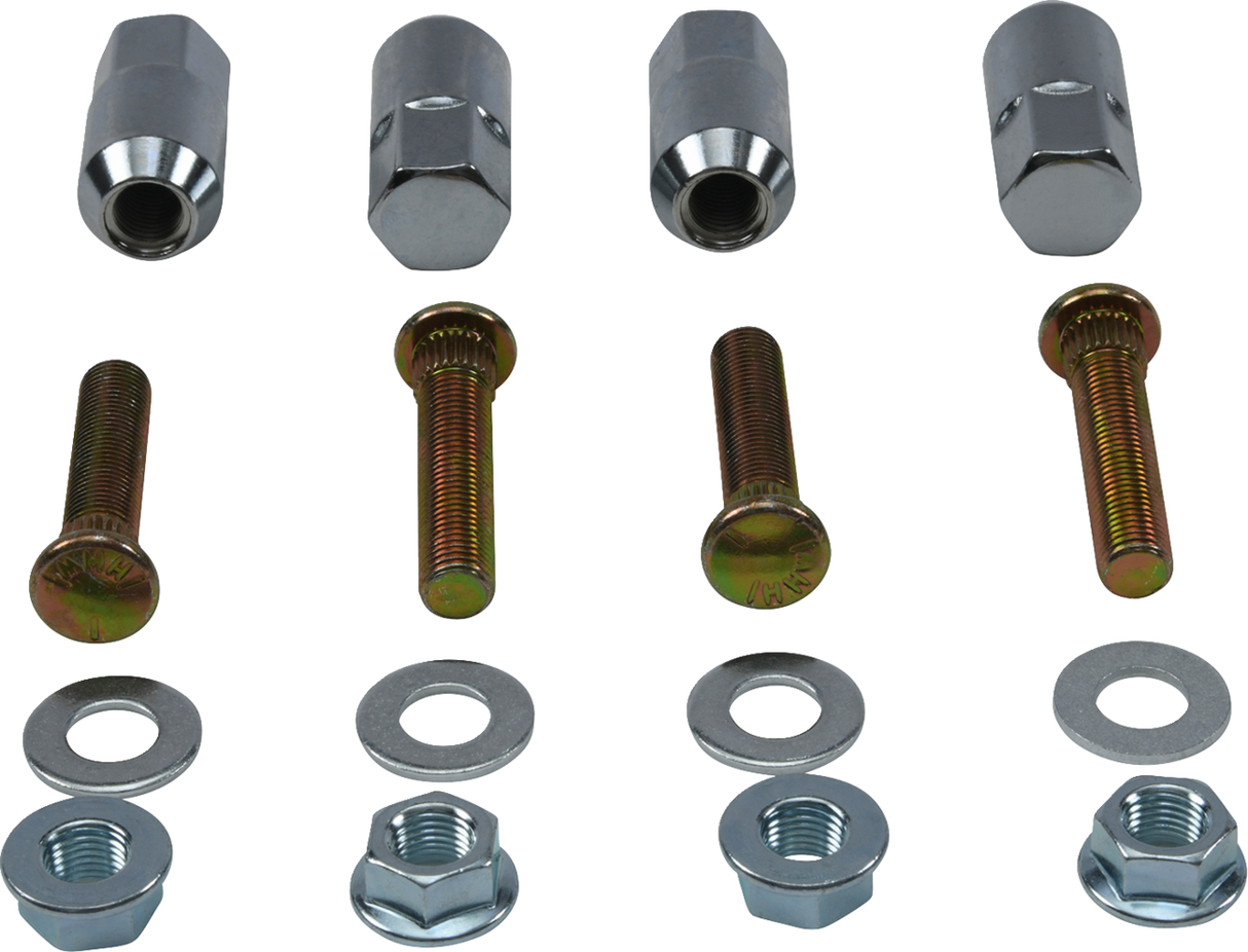 MOOSE RACING Wheel Stud/Nut Kit - Front - Polaris 85-1130 - Cycle City Outdoors