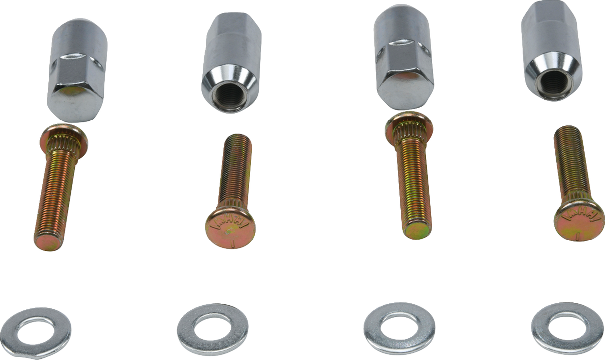 MOOSE RACING Wheel Stud/Nut Kit - Front - Polaris 85-1134 - Cycle City Outdoors