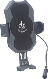 RIDEPOWER Metal Phone Holder - Inductive Charging 1-1/2" Bar Mount RPMTLINDMOUNT15