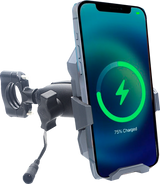 RIDEPOWER Metal Phone Holder - Inductive Charging 1-1/2" Bar Mount RPMTLINDMOUNT15