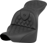 SADDLEMEN RoadSofa* Seat - Lattice Stitch - FLFB/FXBR '18-'24 - Part Number 818-27-182