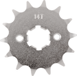 MOOSE RACING Front Sprocket - 14 Tooth - TT-R 125/XT 125R D26-4167-14CRMO - Cycle City Outdoors