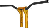 PERFORMANCE MACHINE (PM) Handlebar Assembly - Internal Wiring - Gold Ops 0208-2195M-SMG