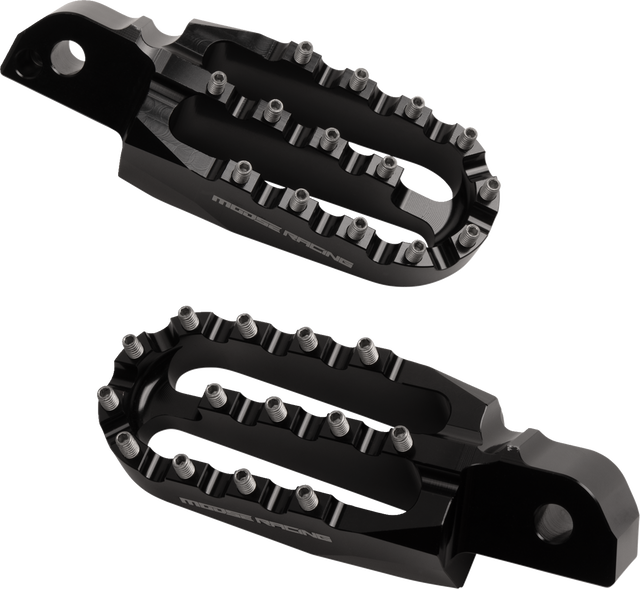 MOOSE RACING Footpeg - Black - Passenger M80-550 - Cycle City Outdoors