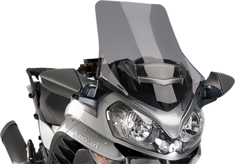 Puig Hi-Tech Parts 7628F Race Windscreen - 27-3/4" - Dark Smoke - Kawasaki | Street