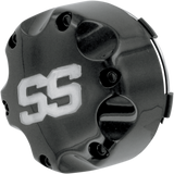 ITP Center Cap - Replacement/Wheel - SS112 - Black with Silver Lettering - 4/115 B110SS