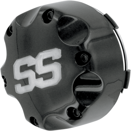 ITP Center Cap - Replacement/Wheel - SS112 - Black with Silver Lettering - 4/115 B110SS