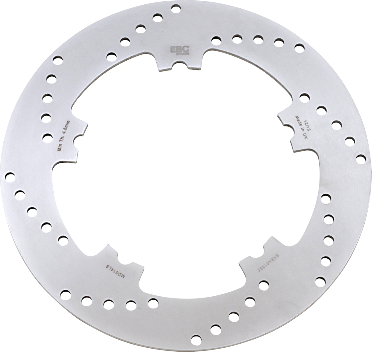 EBC Brake Rotor, Front - MD514LS (Harley-Davidson VRSCA V-Rod / FXD Dyna Super Glide / VRSCB V-Rod 2002–2010)