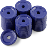 WOODY'S Support Plates - Blue - Round - 48 Pack ARG-3795-48