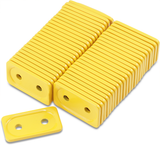 WOODY'S Support Plates - Yellow - Double - 48 Pack ADG-3800-48