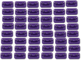STUD BOY Double Backer Plates - Purple - For 2-Ply - 48 Pack 2522-P2-PUR