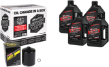 MAXIMA RACING OIL Quick Change Twin Cam Synthetic 20W-50 Oil Change Kit - Black Filter 90-119014PB