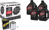 MAXIMA RACING OIL Quick Change Twin Cam Synthetic 20W-50 Oil Change Kit - Chrome Filter 90-119014PC