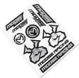 MOOSE RACING S2 Decal - Moose Racing - Black/Silver 4320-2205 - Cycle City Outdoors