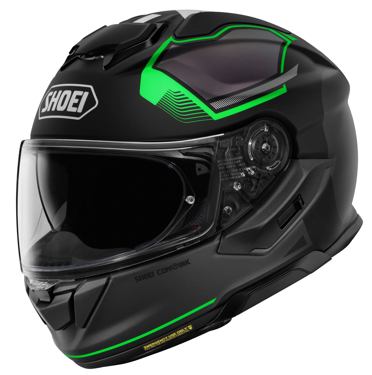 Shoei GT-Air 3 Mike Full-Face Motorcycle Helmet - Charcoal/Green