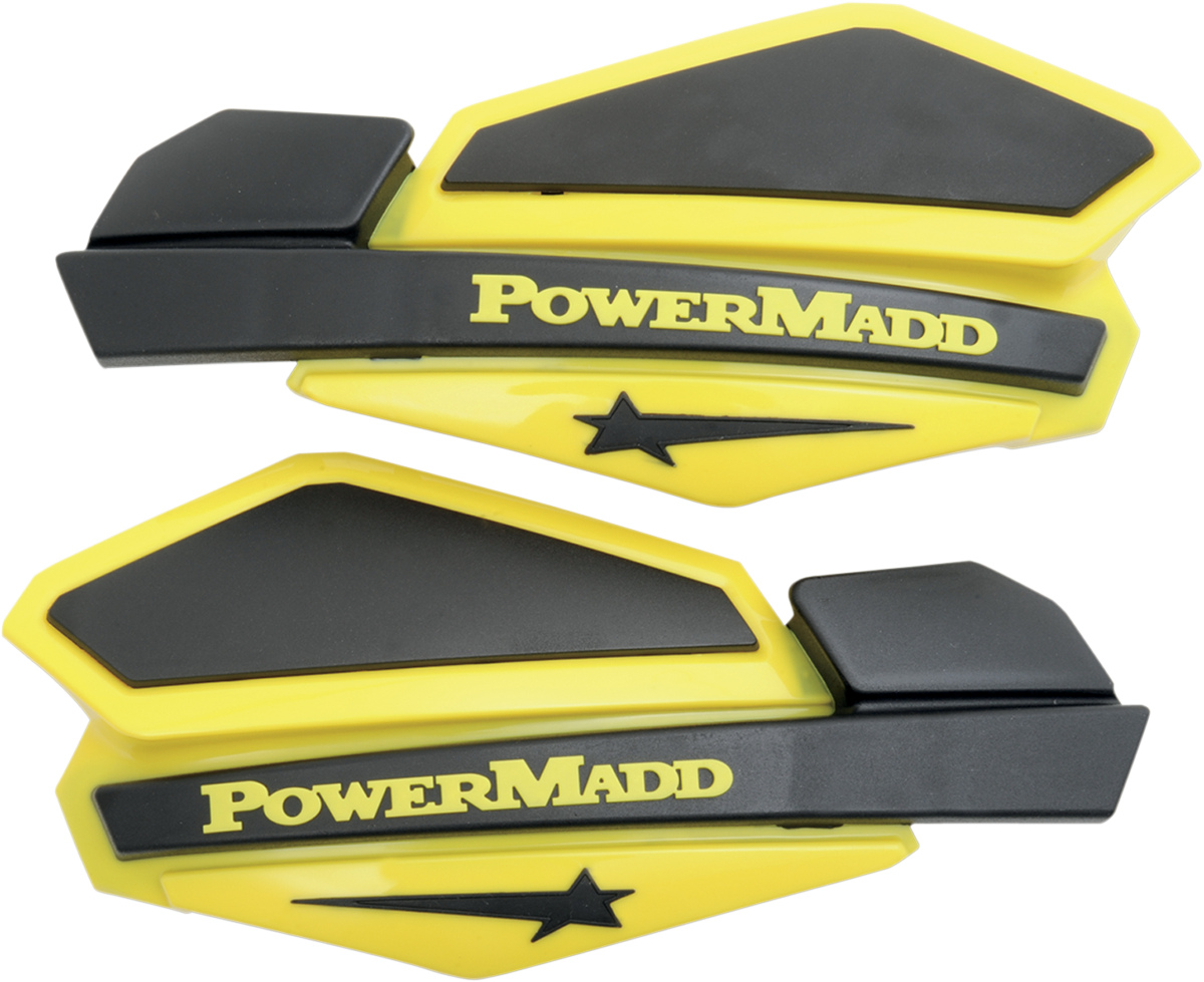 POWERMADD Handguards - Suzuki Yellow/Black 34206