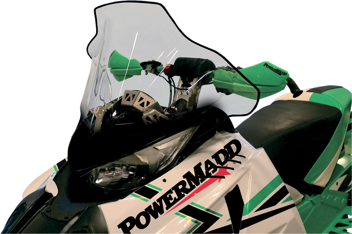 POWERMADD Windshield - 17" Low, Part Number 12030 for Arctic Cat