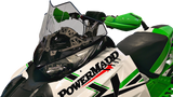 POWERMADD Windshield - 14" Low Design - Part Number 12021 for Arctic Cat