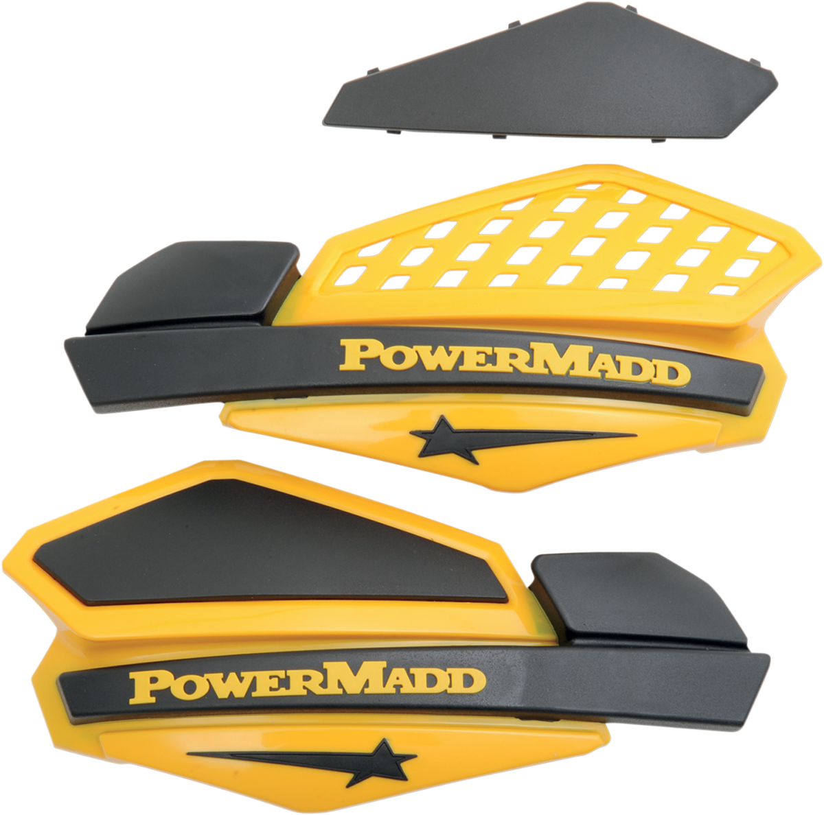 POWERMADD Handguards - Yellow/Black 34201