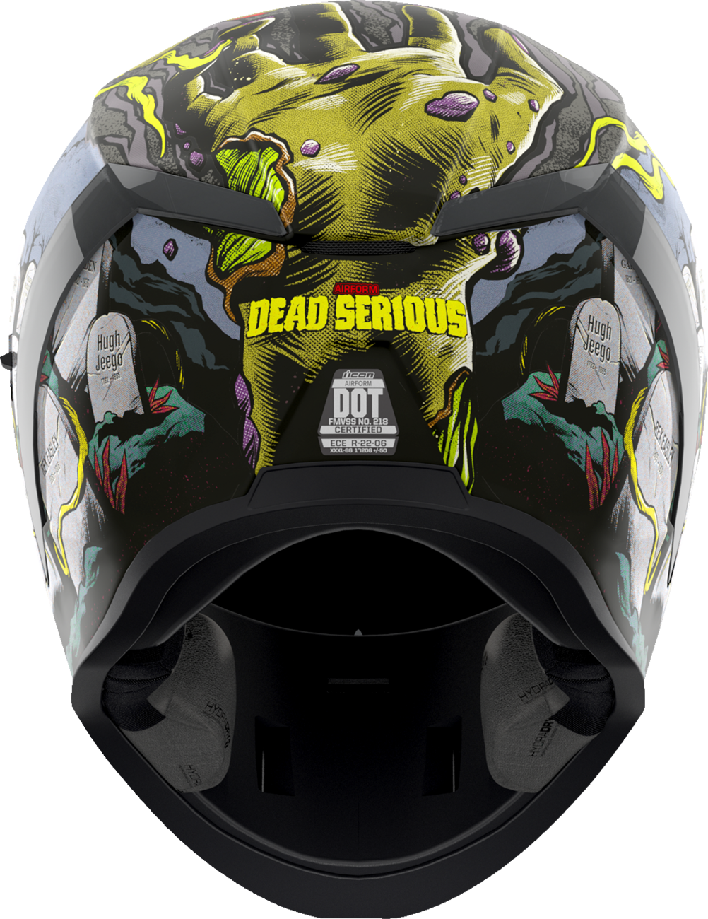 ICON Airform* Helmet - Dead Serious - Black - Large 0101-17441 - Cycle City Outdoors