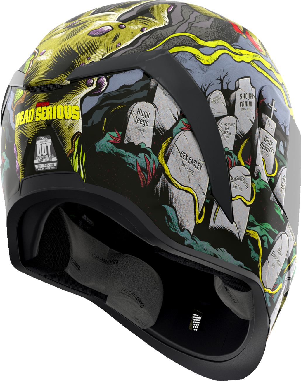 ICON Airform* Helmet - Dead Serious - Black - Large 0101-17441 - Cycle City Outdoors