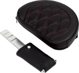 SADDLEMEN Roadsofa* Seat - with Backrest - Wine Berry Stitch - FL '08-'23 808-07B-182B8
