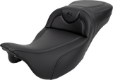 SADDLEMEN Roadsofa* Extended Reach Seat - Carbon Fiber - Black Stitch - without Backrest - FL '08-'23 808-07B-18600