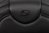 SADDLEMEN Roadsofa* Extended Reach Seat - Carbon Fiber - Black Stitch - without Backrest - FL '08-'23 808-07B-18600