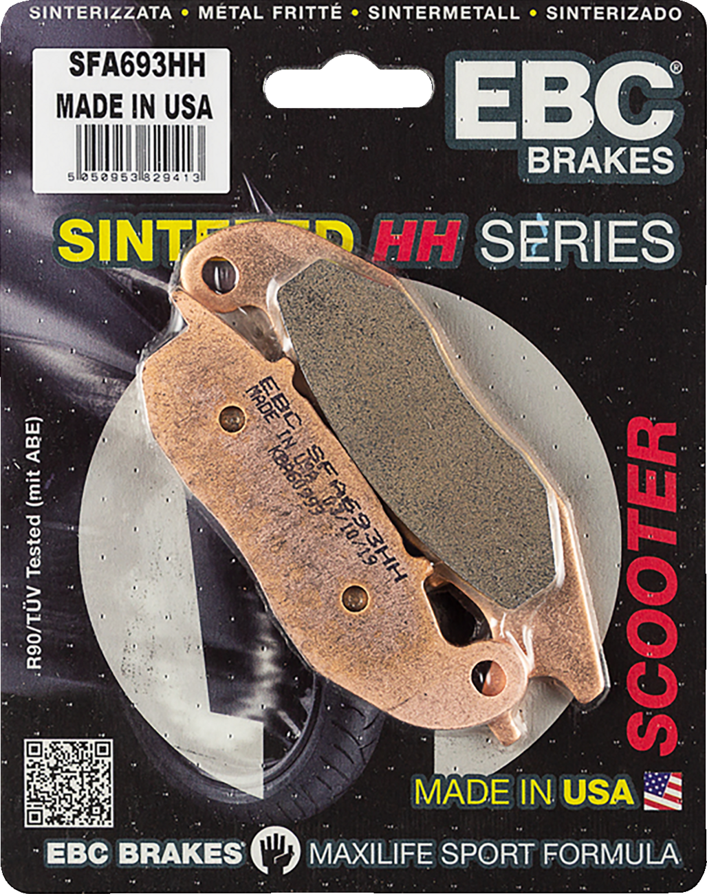 EBC SFA-HH Series Sintered Front Brake Pads - SFA693HH (Honda / Piaggio / Vespa 2015–2025)