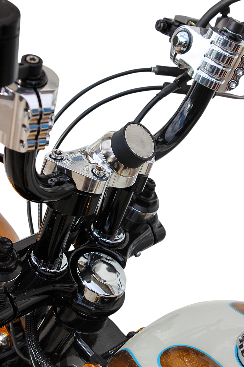 KLOCK WERKS Handlebar Clamp - iOmount* - Chrome KWD-02-0384