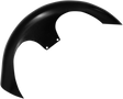 KLOCK WERKS Shank Front Fender Kit - For Raked Frames - Black - Steel - 26" KWF-01-0261